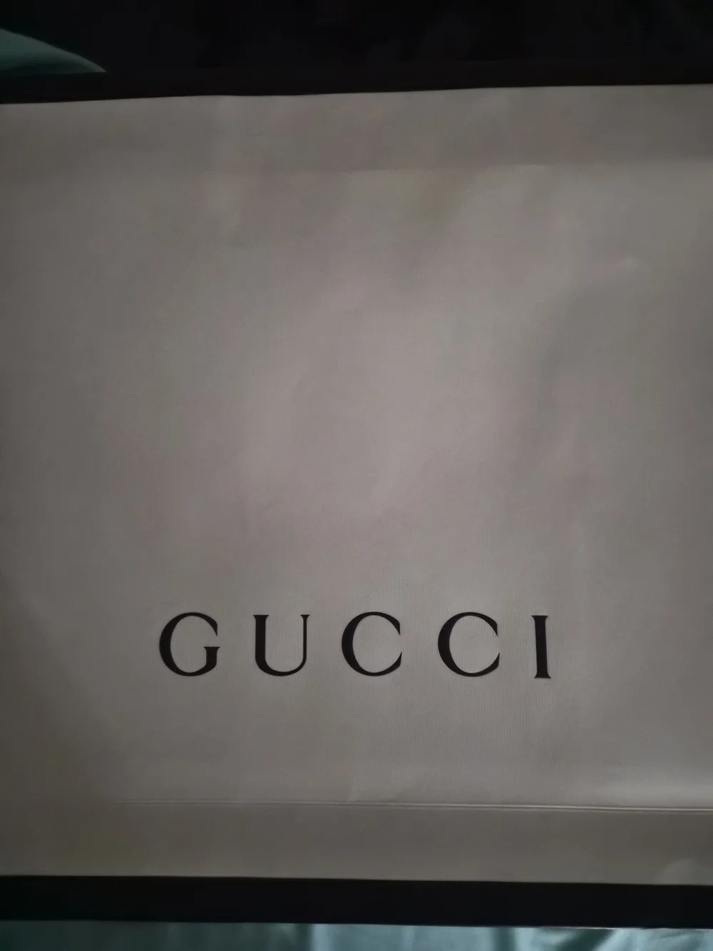 Authentic Gucci Extra Large Paper Shopping Bag 19x14